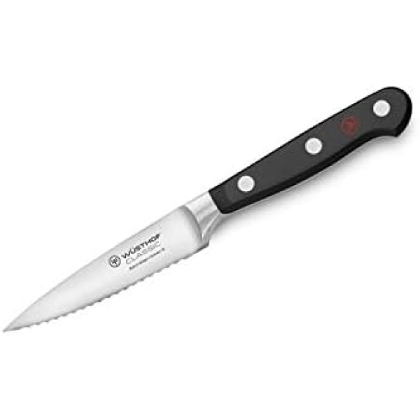 Wüsthof Classic Paring Knife, 3.5-Inch, Serrated