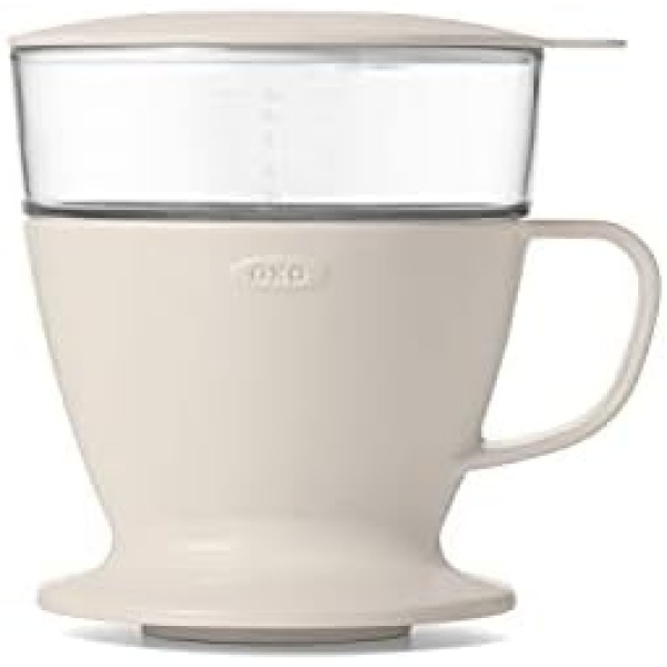 OXO Brew Single Serve Pour-Over Coffee Maker, 12 ounces, White