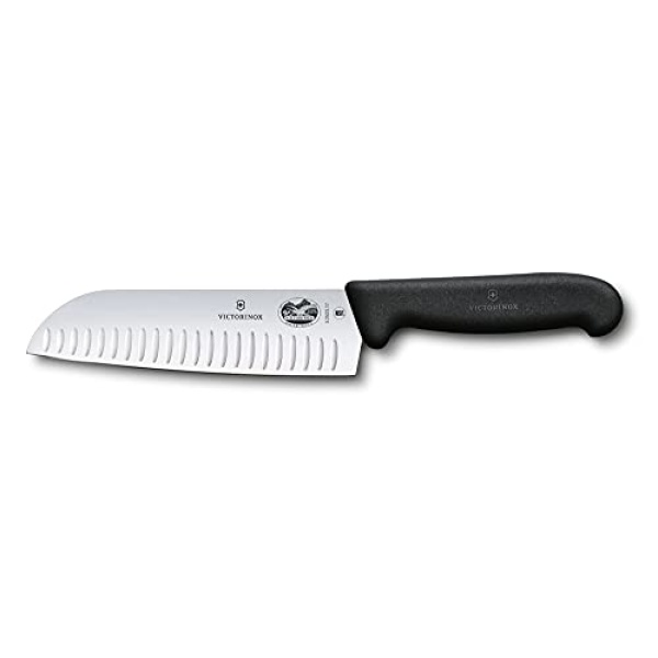 Victorinox 5.2523.17 Fibrox Pro Santoku Knife for General-Purpose Slicing