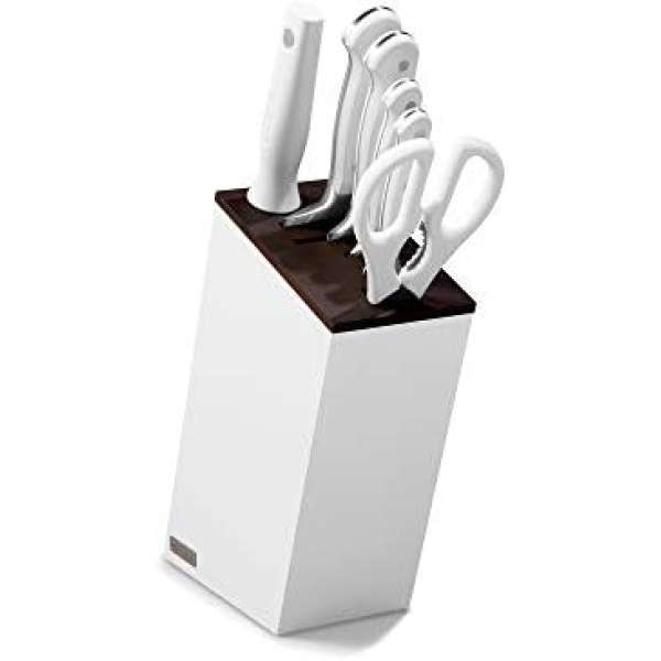 WÜSTHOF Classic White Knife Block with 6 items