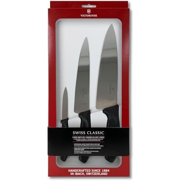 Victorinox ​Swiss Classic Chef's Knife Set - Balanced Cooking Knives for Kitchen